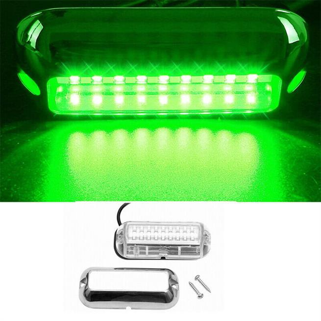 Su Altı Lambası 27 led'li  Yeşil 12-24V