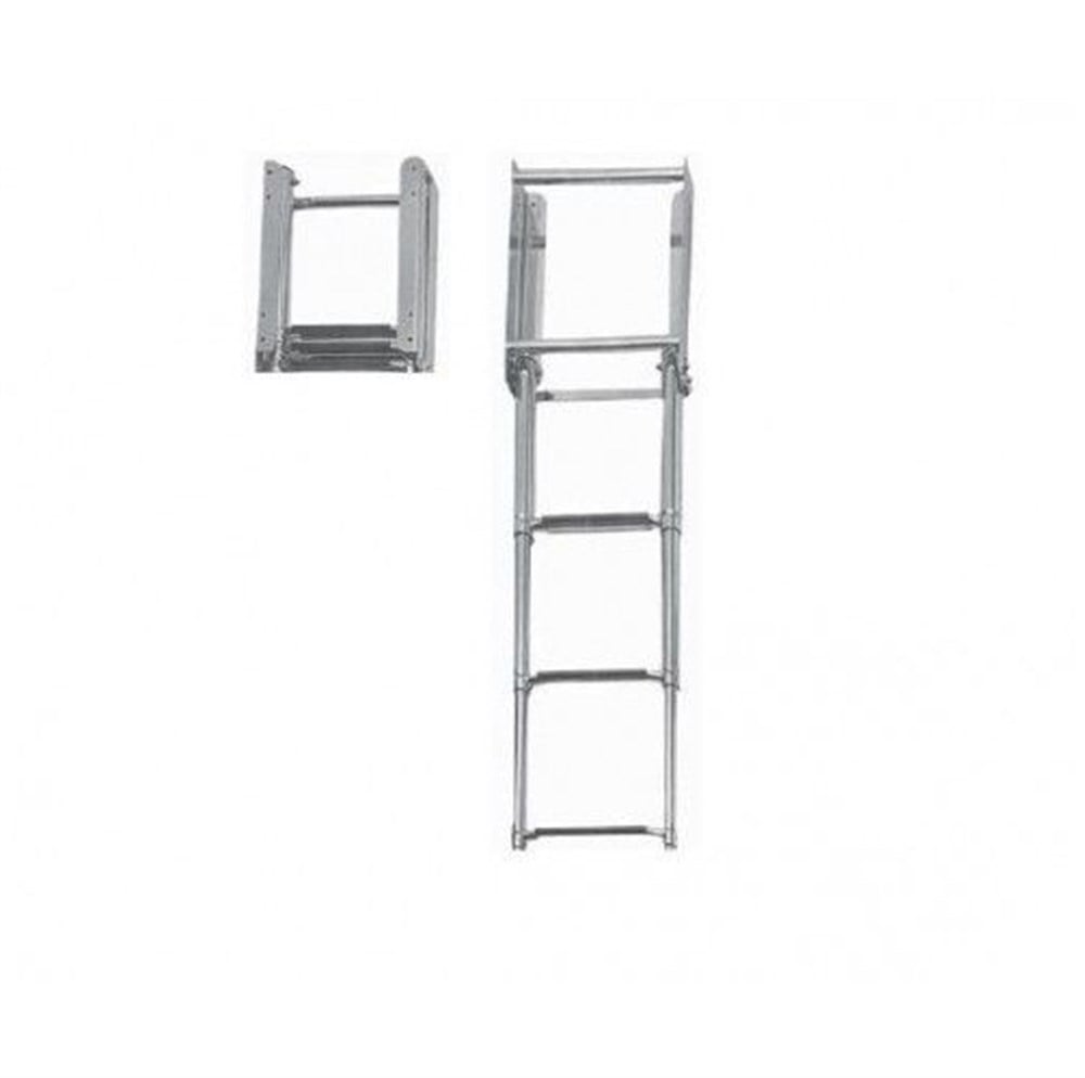 Teleskopik Merdiven 3'lü Platform Altı (Kızaklı) 30x85 cm