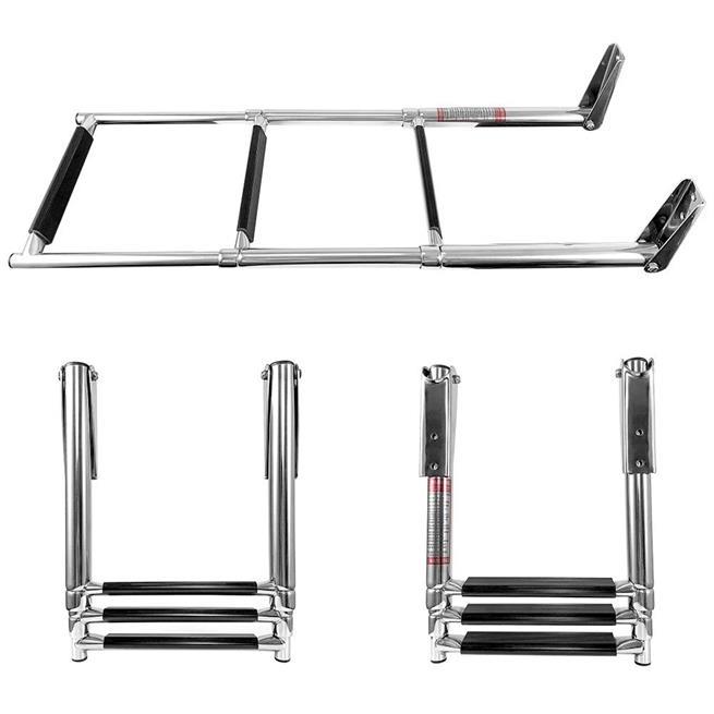 Teleskopik Merdiven 3'lü Platform Üstü 254x879mm