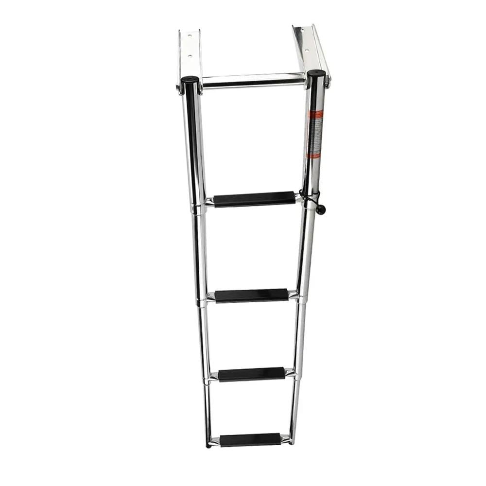 Teleskopik Merdiven 4 Basamaklı Platform Üstü Destekli 254X1150mm