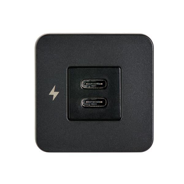 TILE-USB-C/USB-C ŞARJ SOKETİ, SİYAH ÇERÇEVE