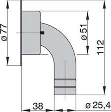Vetus tank havalandırma 25mm