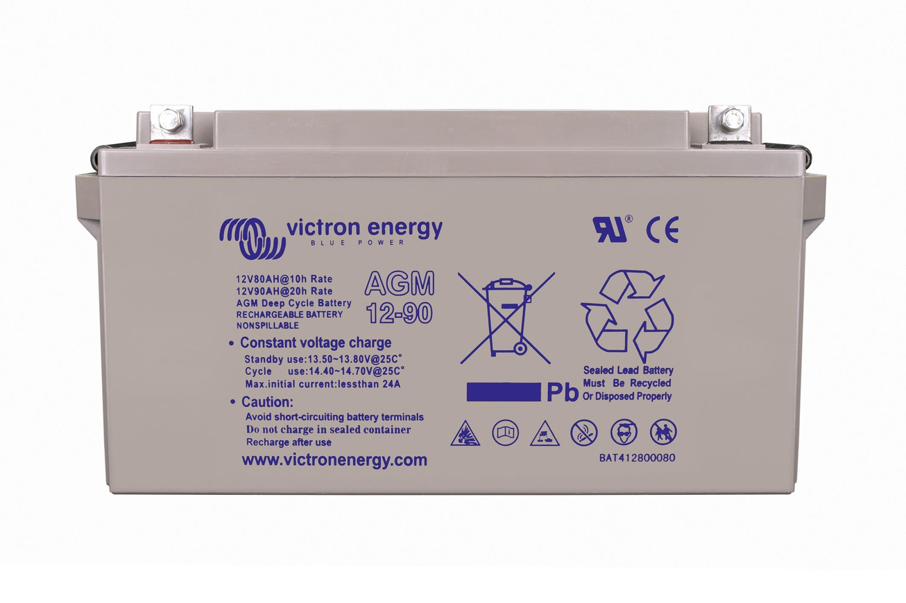 Victron Energy Deep Cycle AGM Akü 12V-90Ah