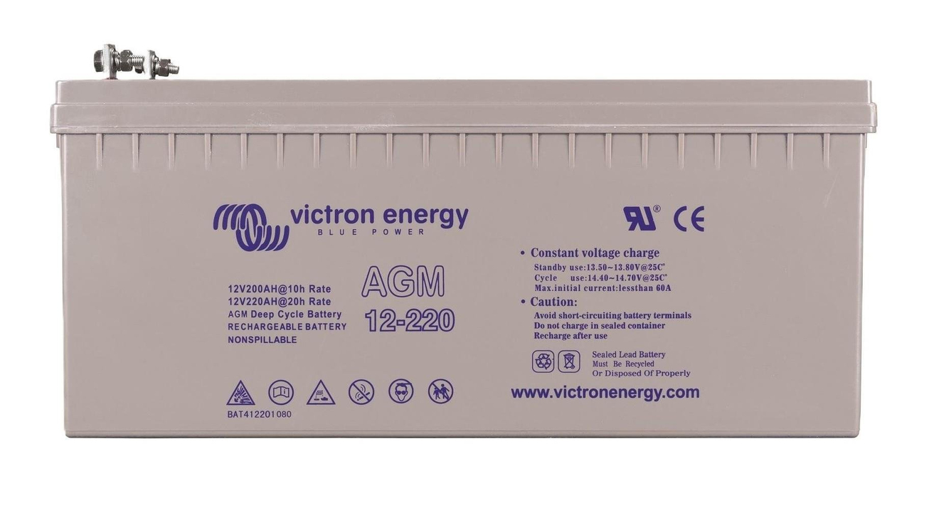 Victron Energy Deep Cycle AGM Akü 12V-220Ah