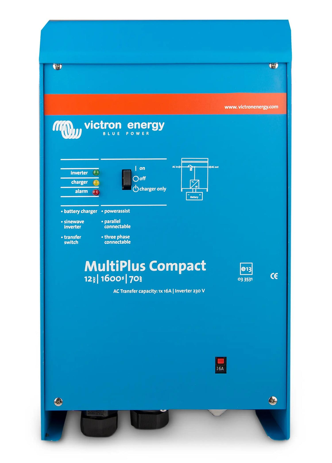 Victron Energy Multiplus Compact İnvertör/Redresör 12V-1600VA-70A