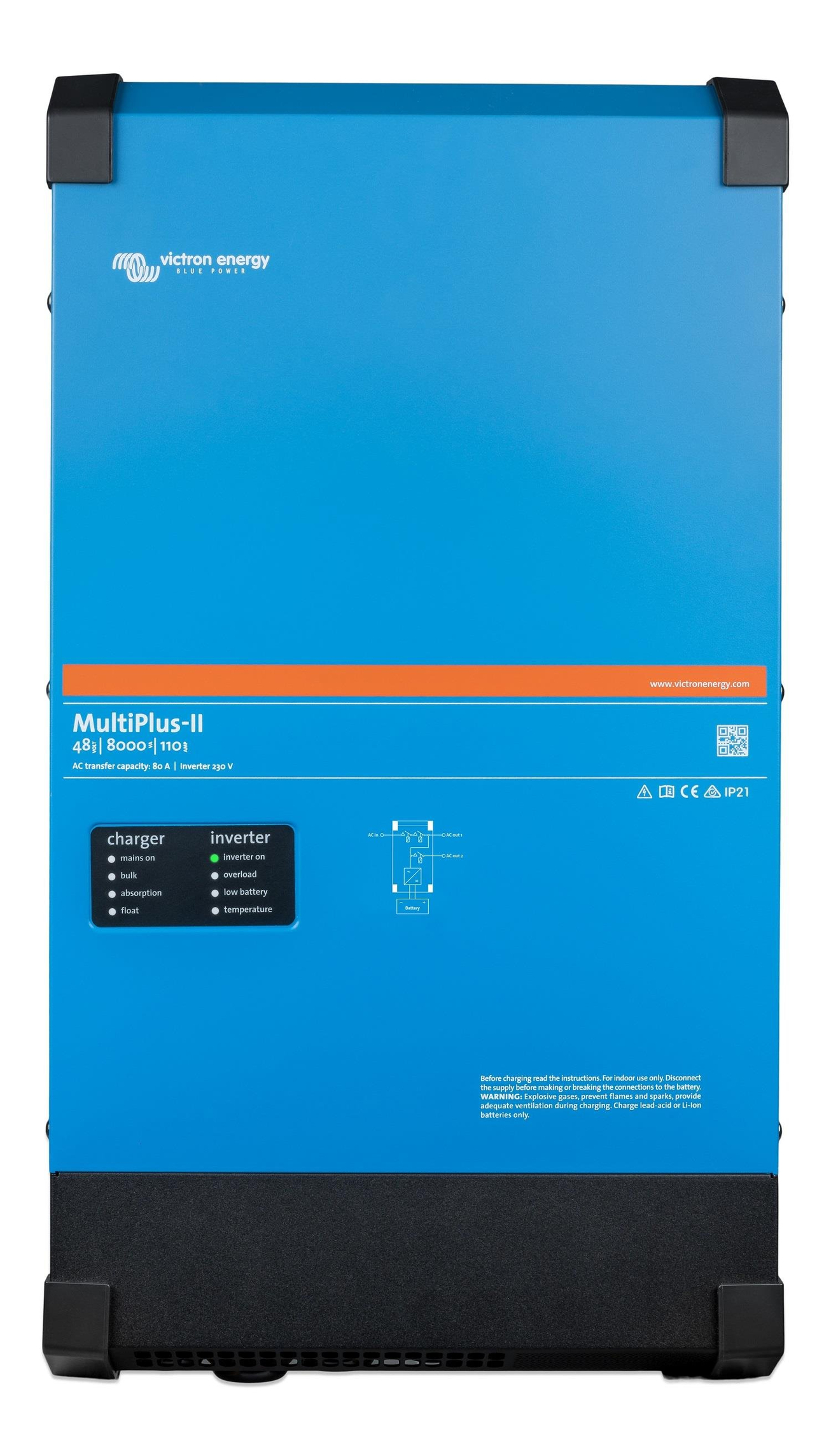 Victron Energy Multiplus II İnvertör/Redresör 48V-8000VA-110A