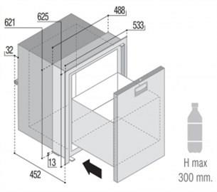Vitrifrigo Buzdolabı Çekmeceli Model DW75 RFX 75 Litre