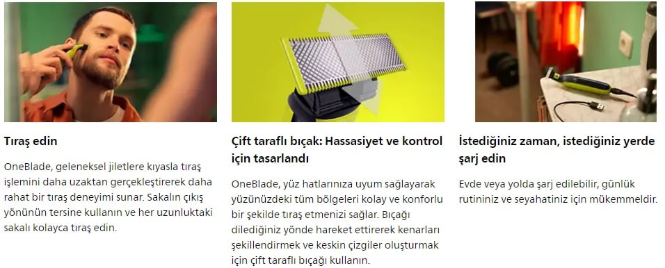 Philips QP2724/10 Oneblade Yüz Şekillendirici - görsel 4