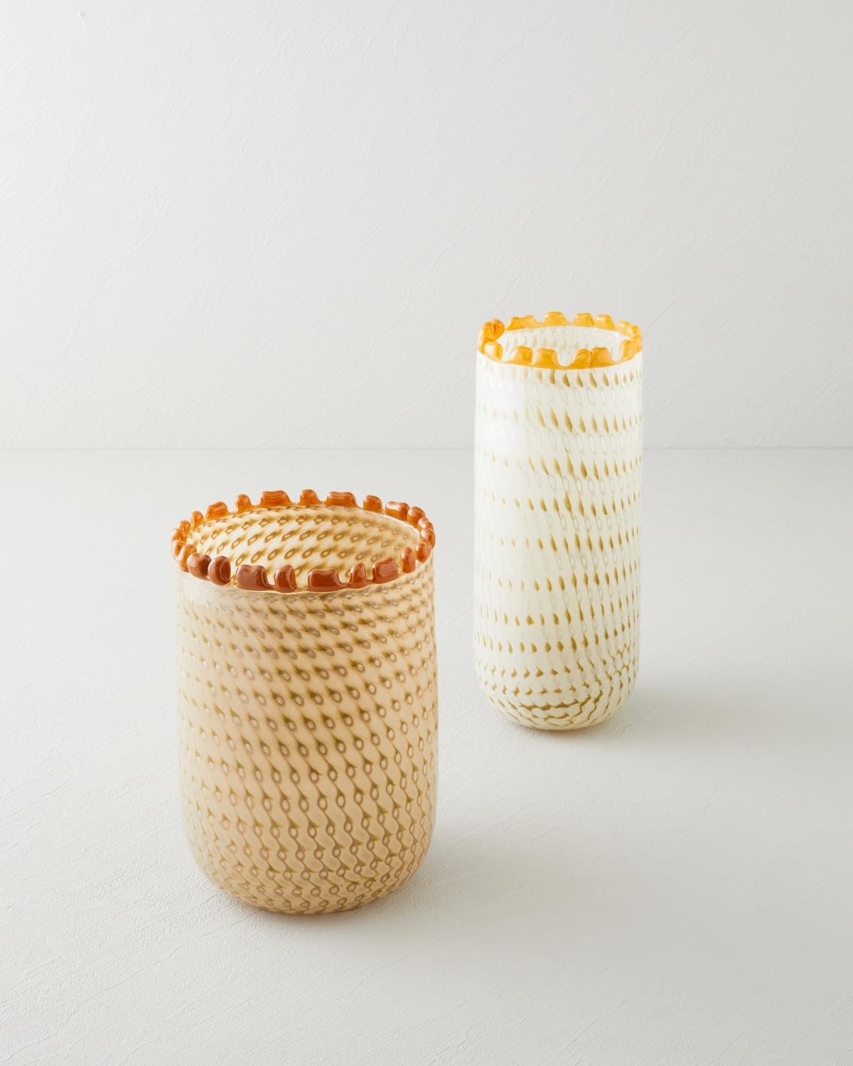 Adora Cam Vazo 28,5 cm Krem