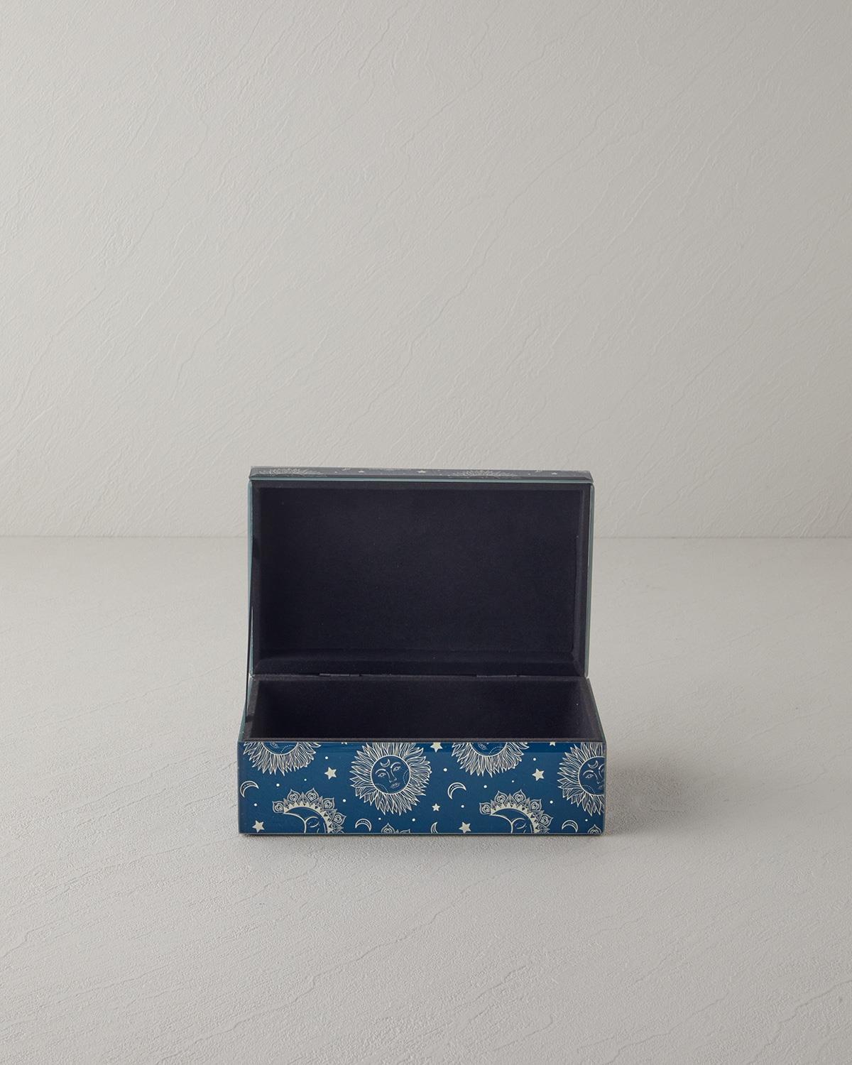 Alba Dekoratif Kutu 12x12x5,3 cm Lacivert