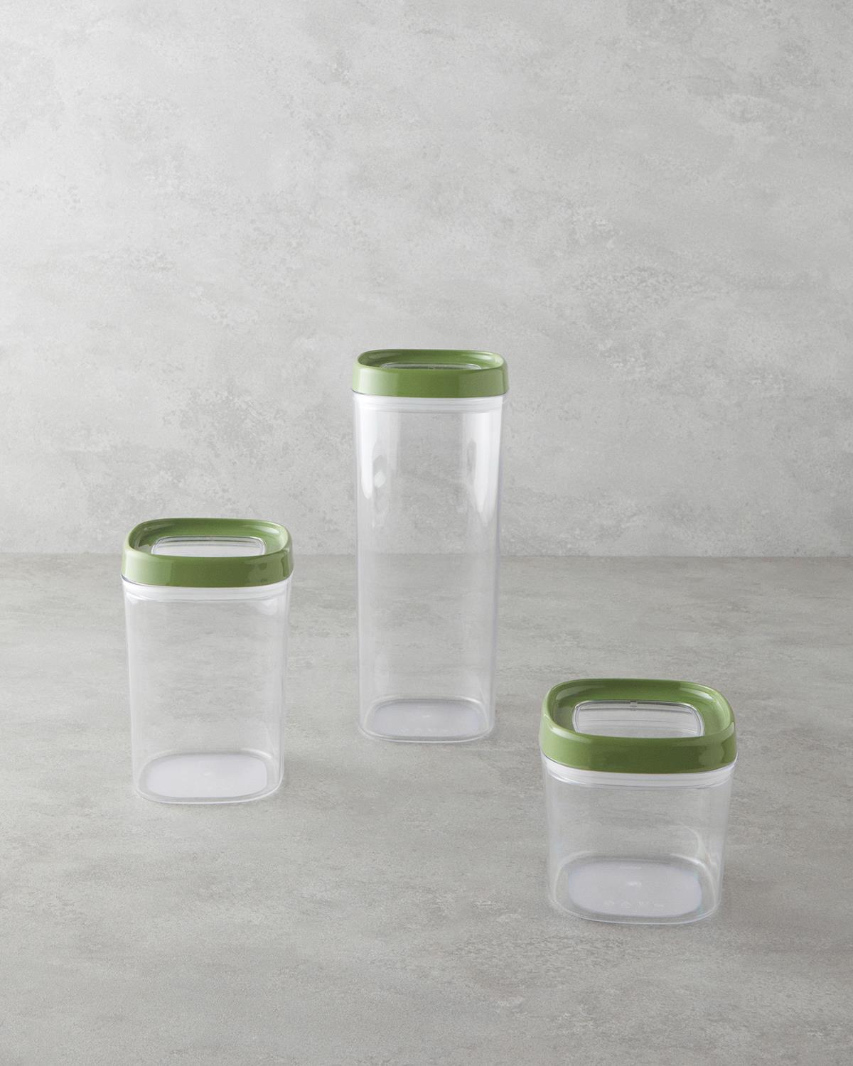 Alfred Plastik Kavanoz 600 ml Yeşil