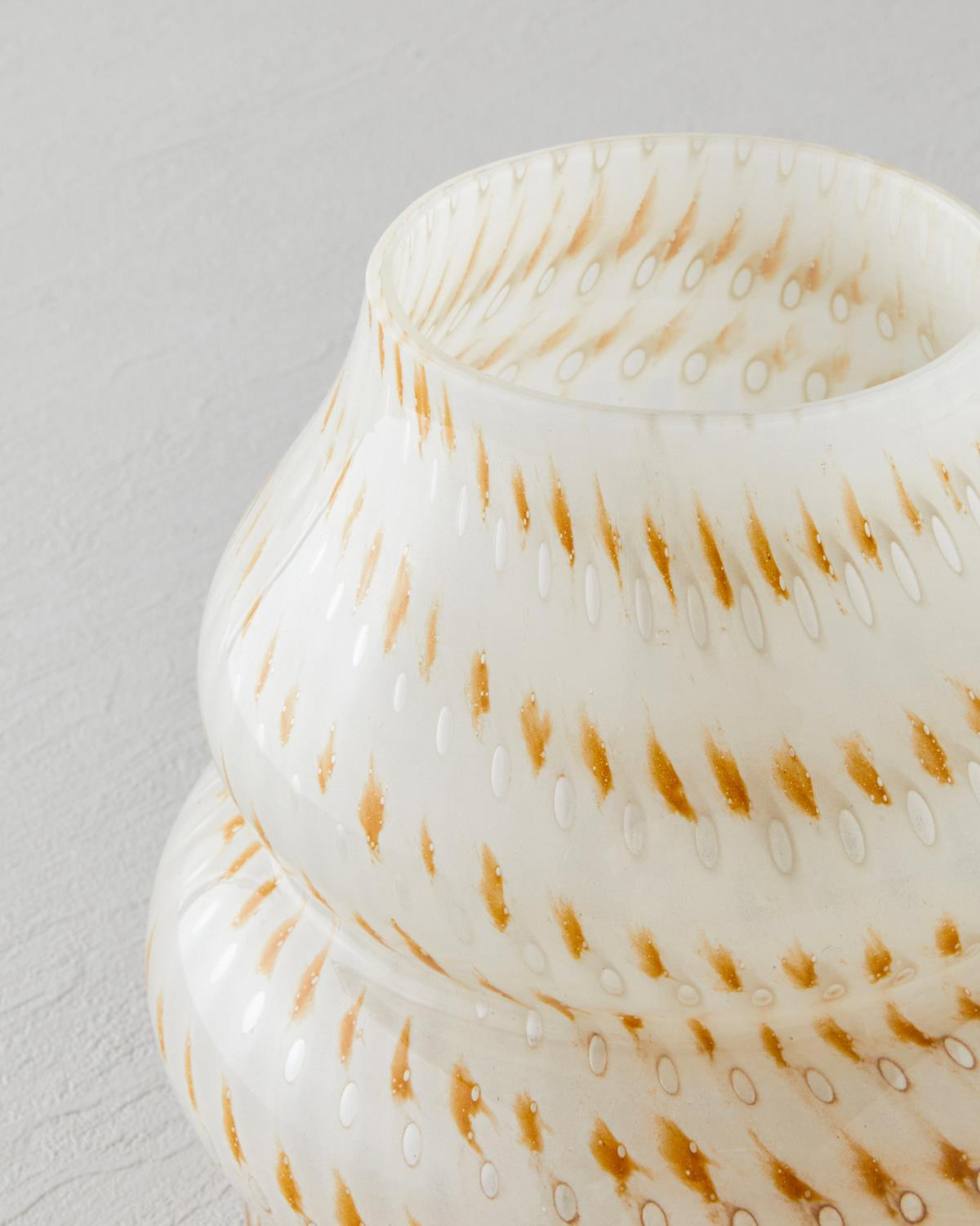 Alicia Cam Vazo 20,5 cm Kahverengi