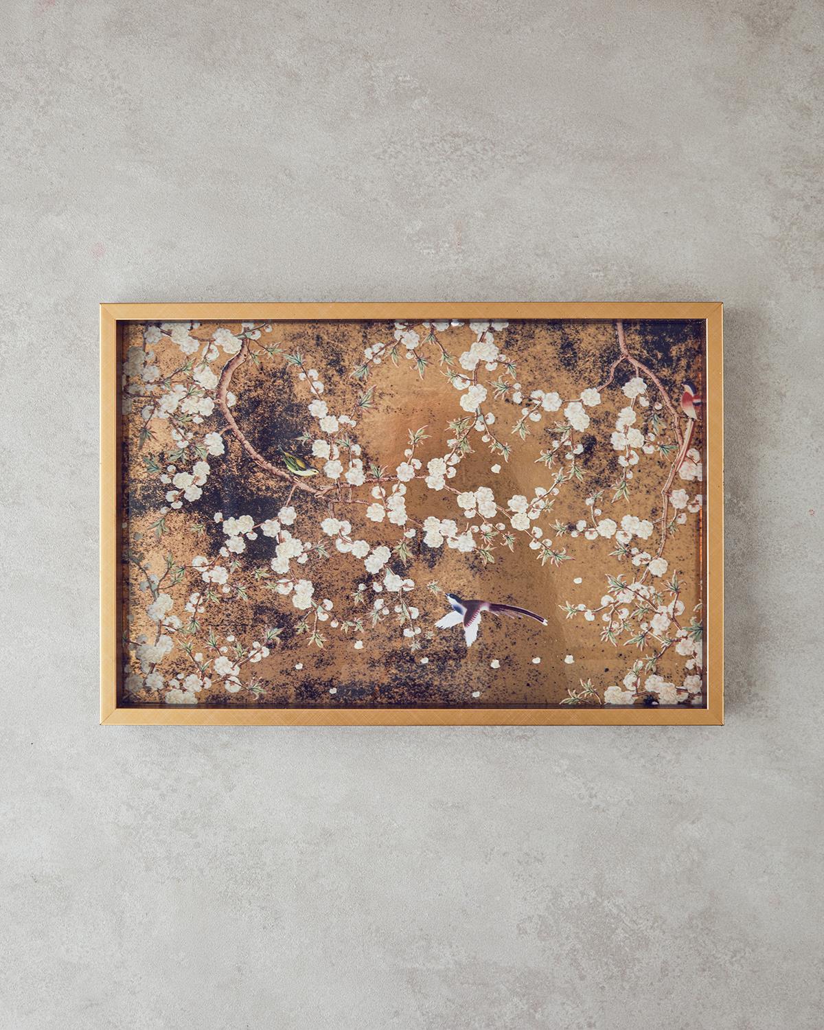 Alonza Dekoratif Tepsi 31x46 cm Gold