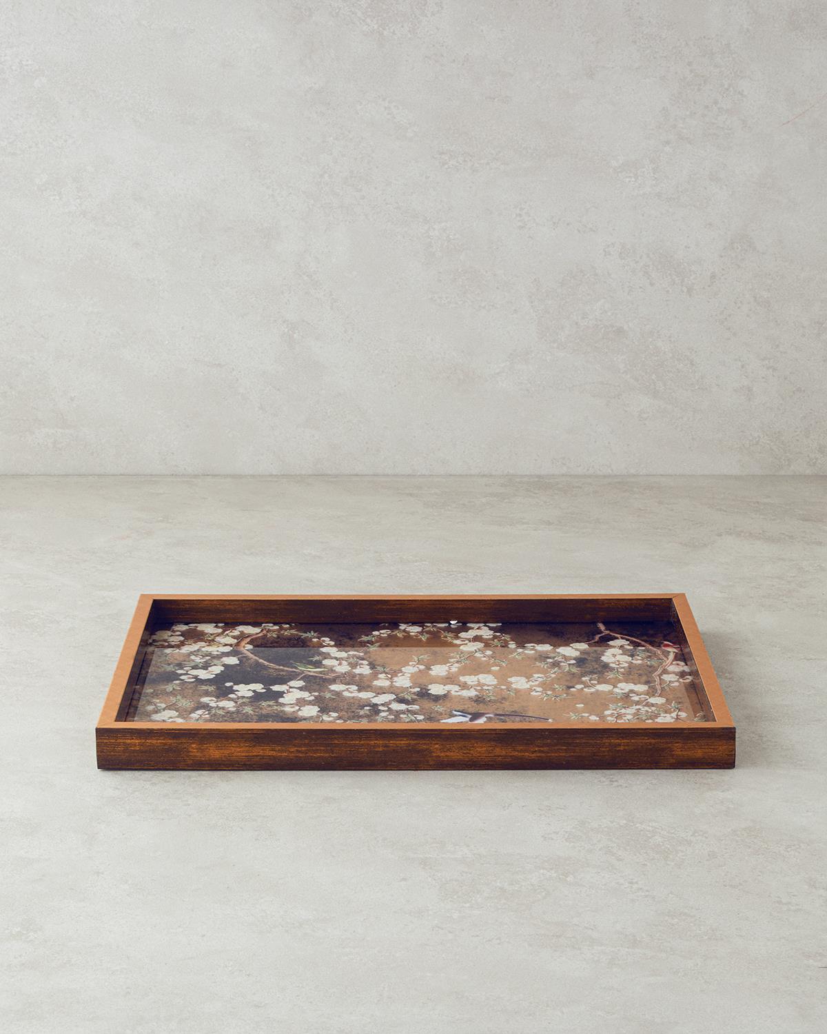 Alonza Dekoratif Tepsi 31x46 cm Gold