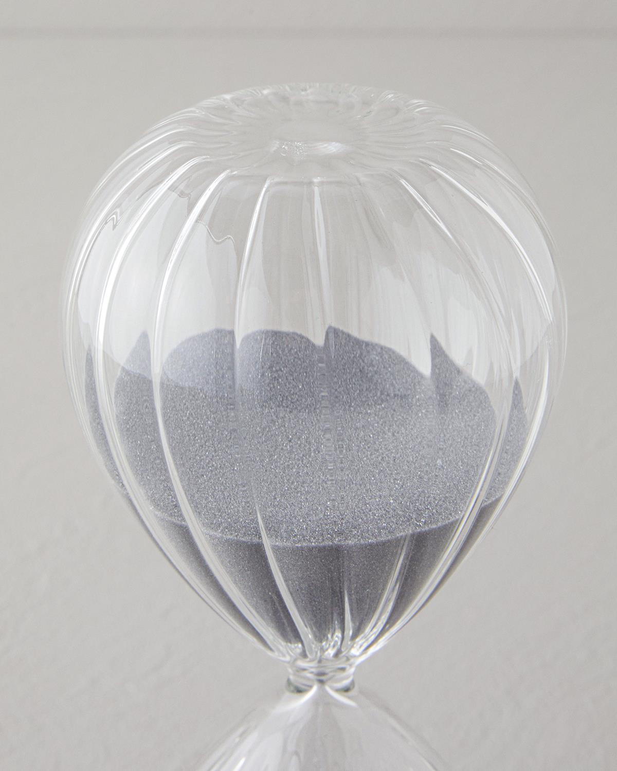 Alonza Kum Saati 20 cm Silver