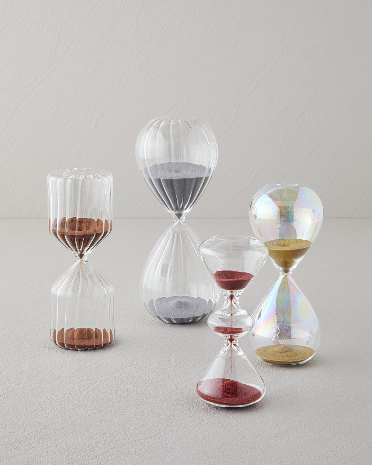Alonza Kum Saati 20 cm Silver