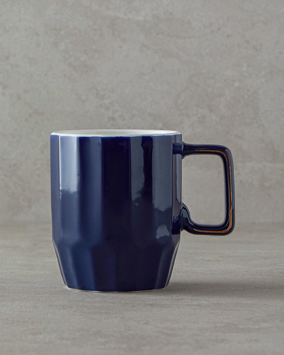 Angely New Bone China Kupa 270 ml Lacivert