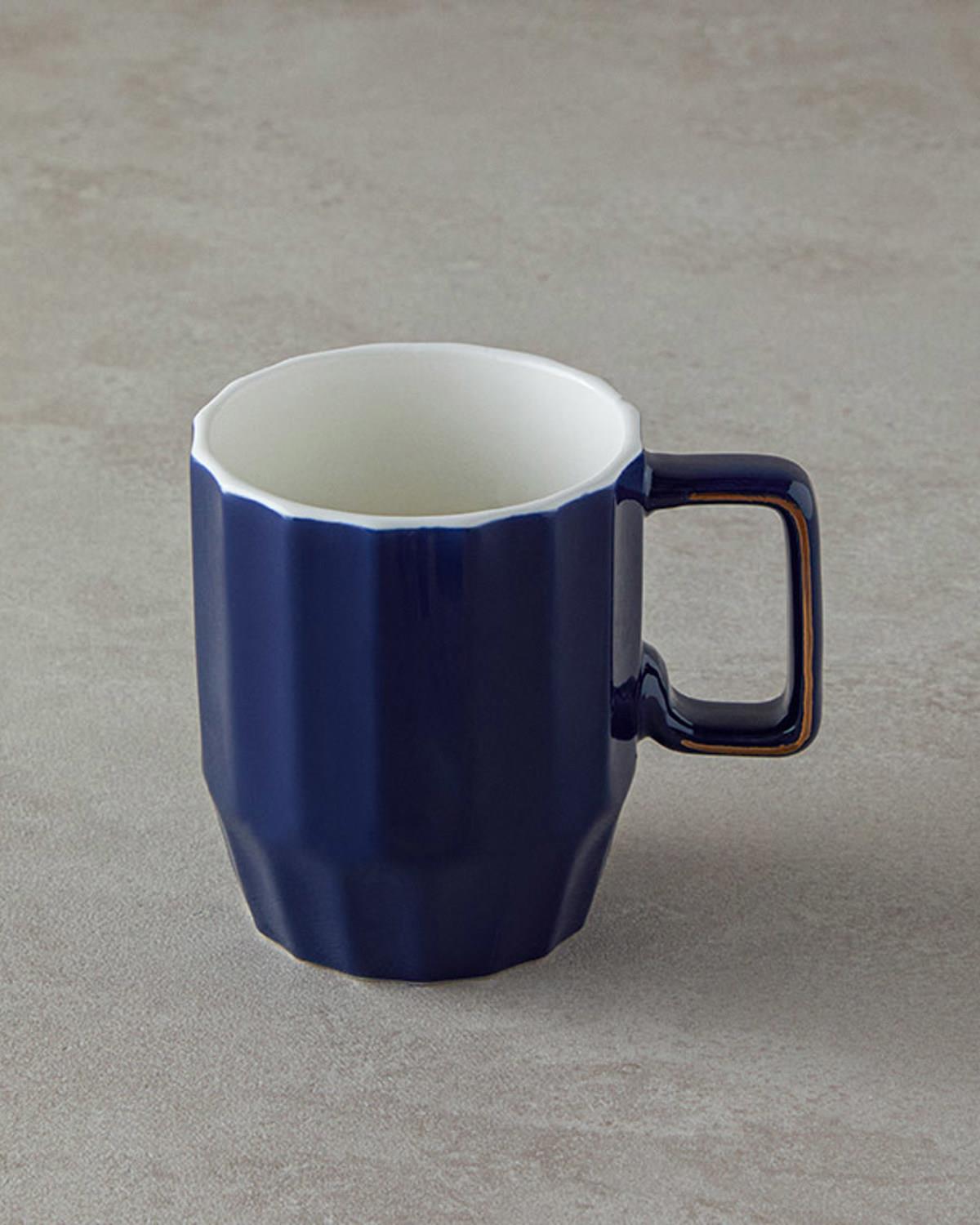 Angely New Bone China Kupa 270 ml Lacivert
