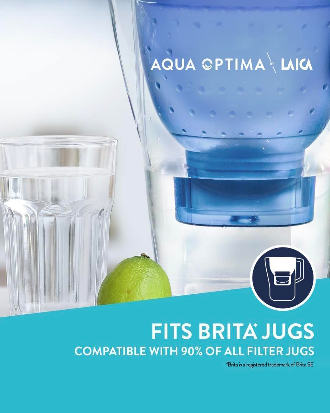 AQUA OPTIMA Su Arıtma Filtresi 3'LÜ Beyaz