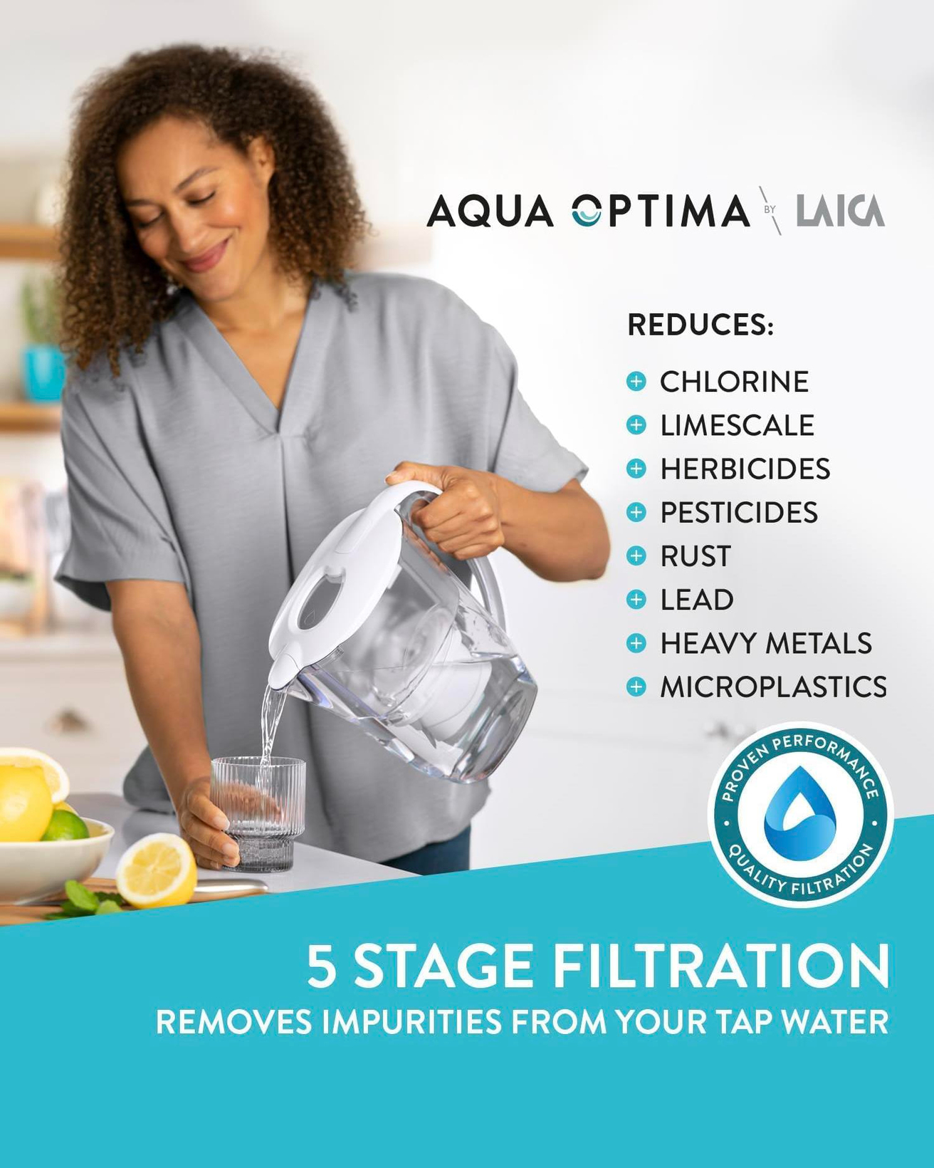 AQUA OPTIMA Su Arıtma Filtresi 3'LÜ Beyaz