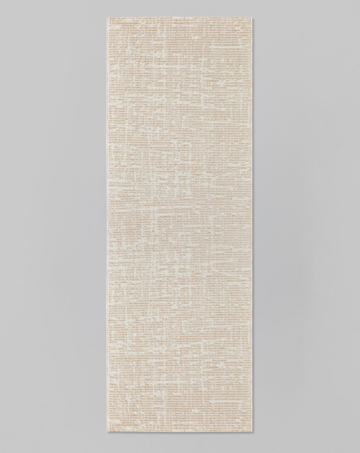 Arbre Halı 100x300 cm Bej