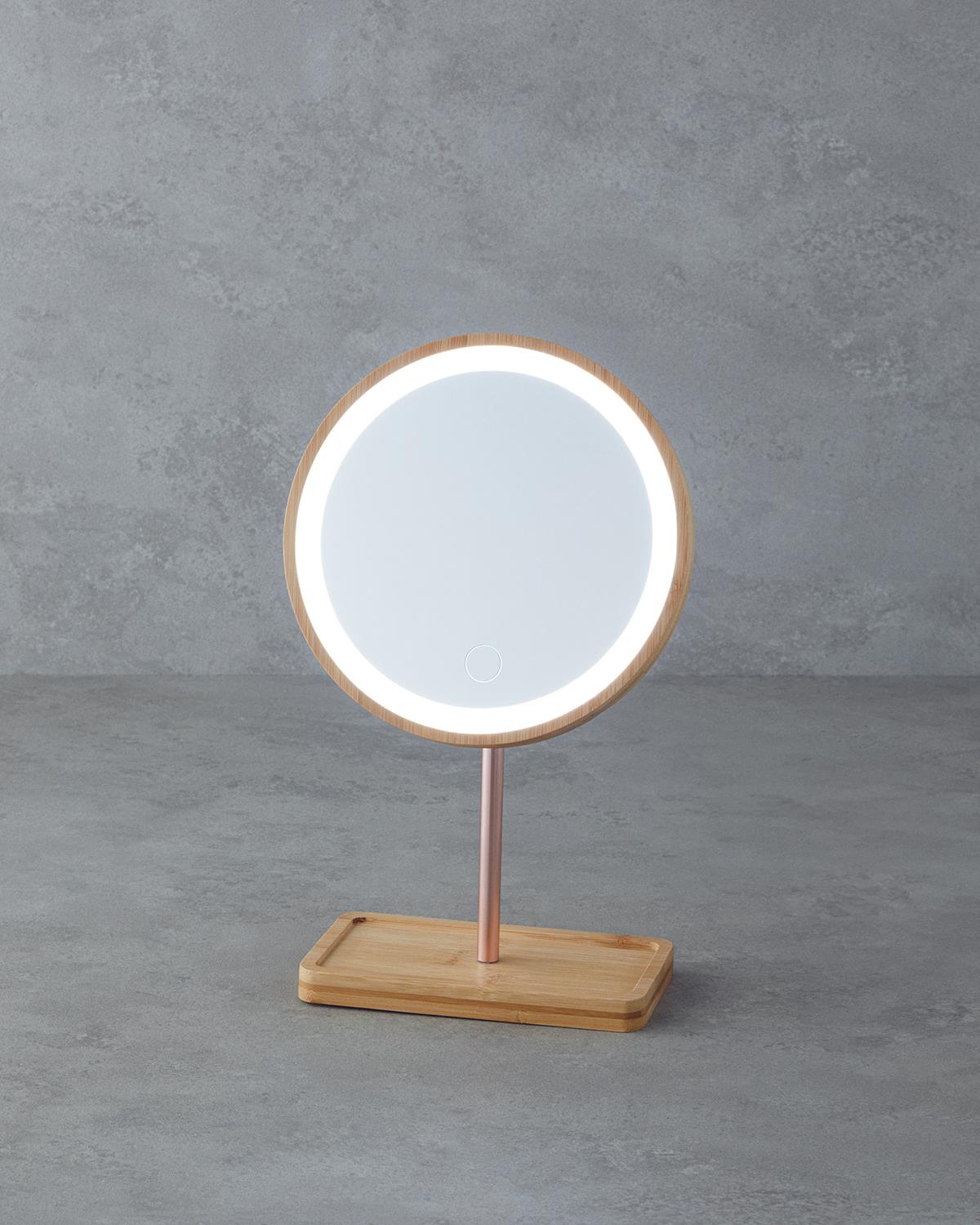 Aria Ledli Ayna 30 cm Naturel