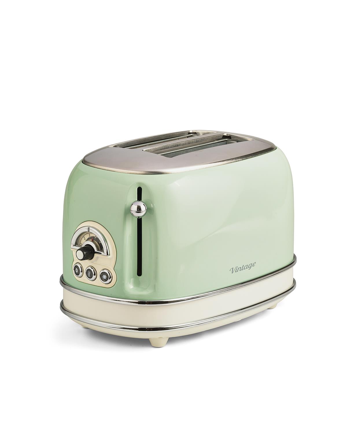 Ariete Vintage 0155/14 2 Dilim Ekmek Kızartma Makinesi 810 W Yeşil