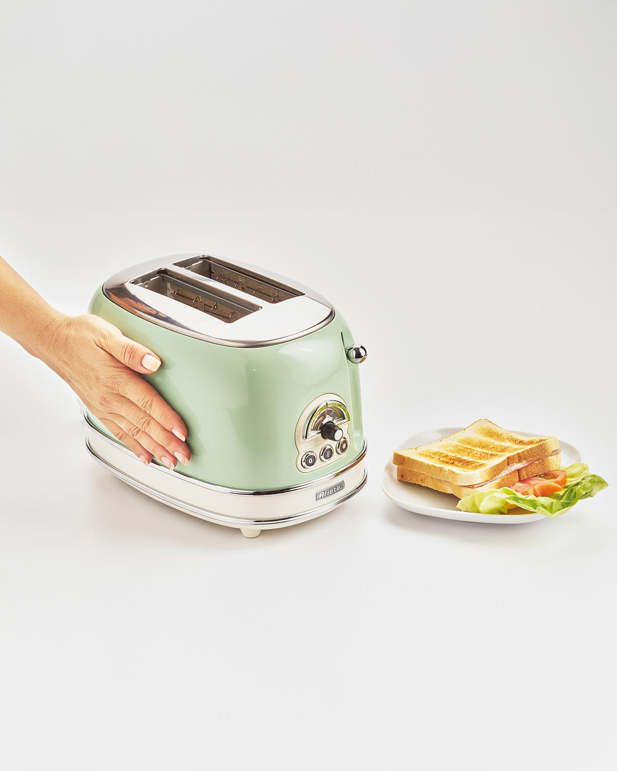 Ariete Vintage 0155/14 2 Dilim Ekmek Kızartma Makinesi 810 W Yeşil