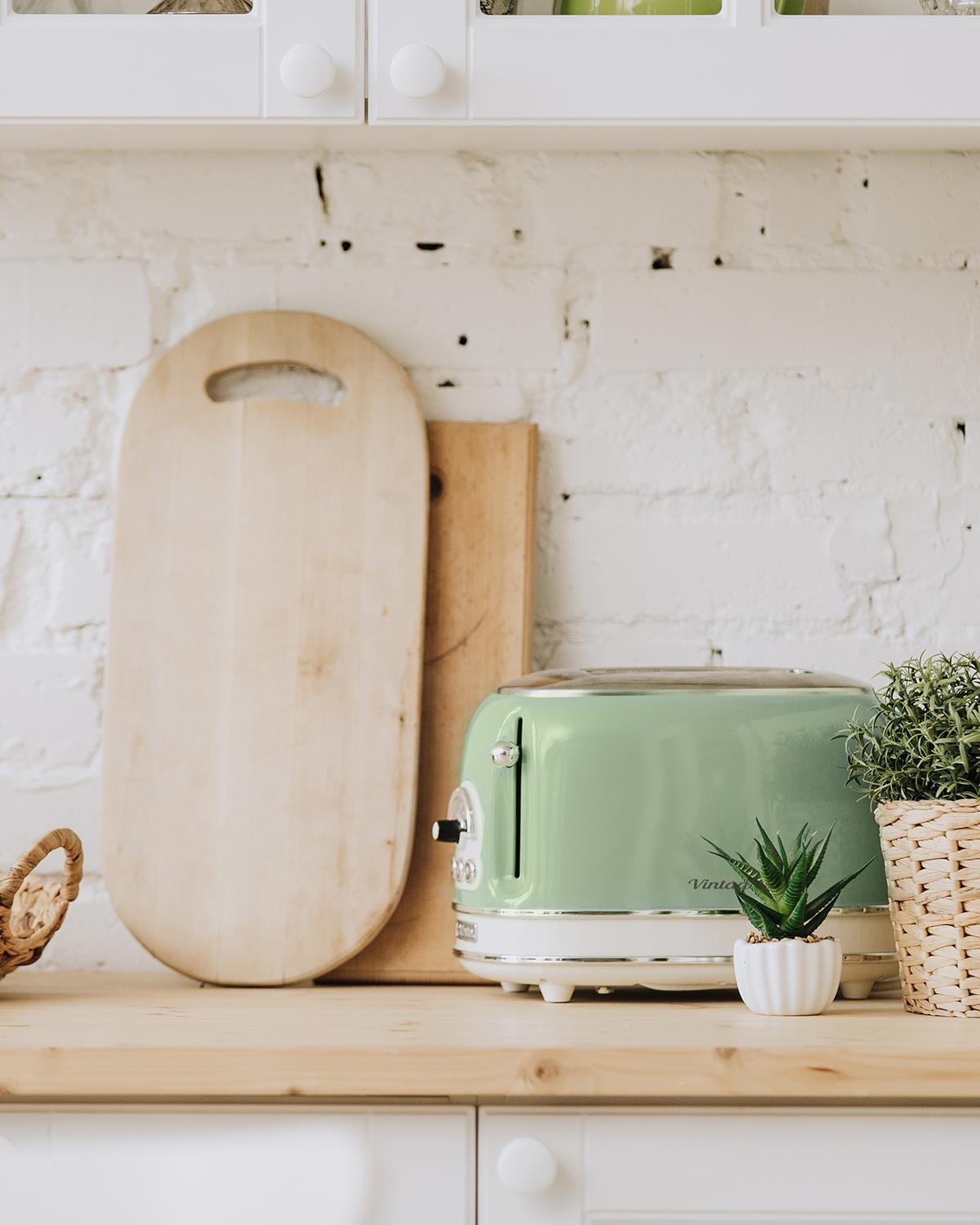 Ariete Vintage 0155/14 2 Dilim Ekmek Kızartma Makinesi 810 W Yeşil