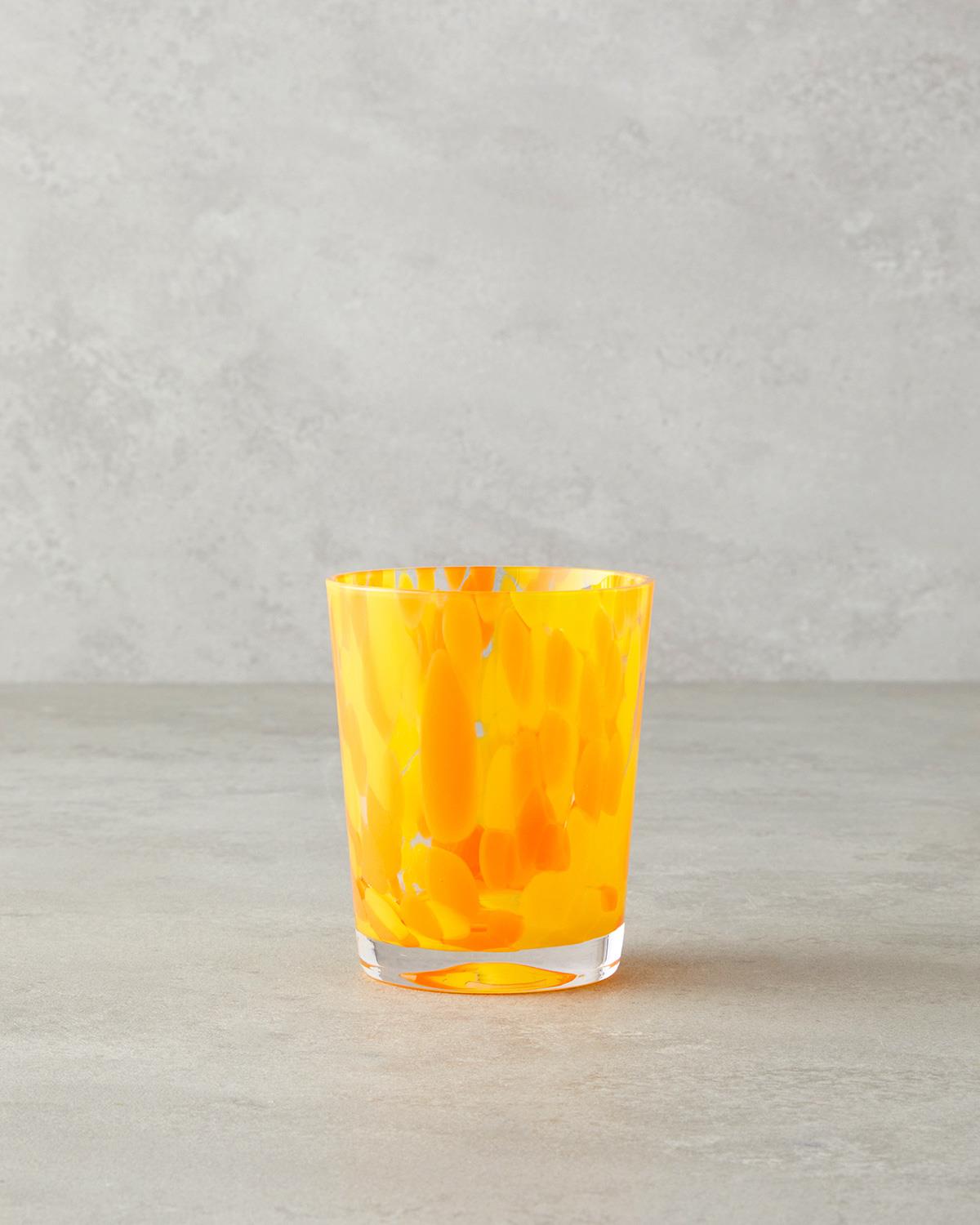 Arzu Sabancı Torcello Cam El Yapımı Bardak 300 ml Sarı