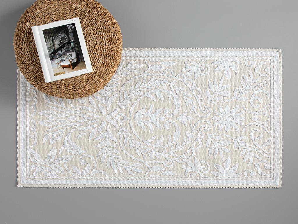 Astrid Pamuklu Kilim Krem