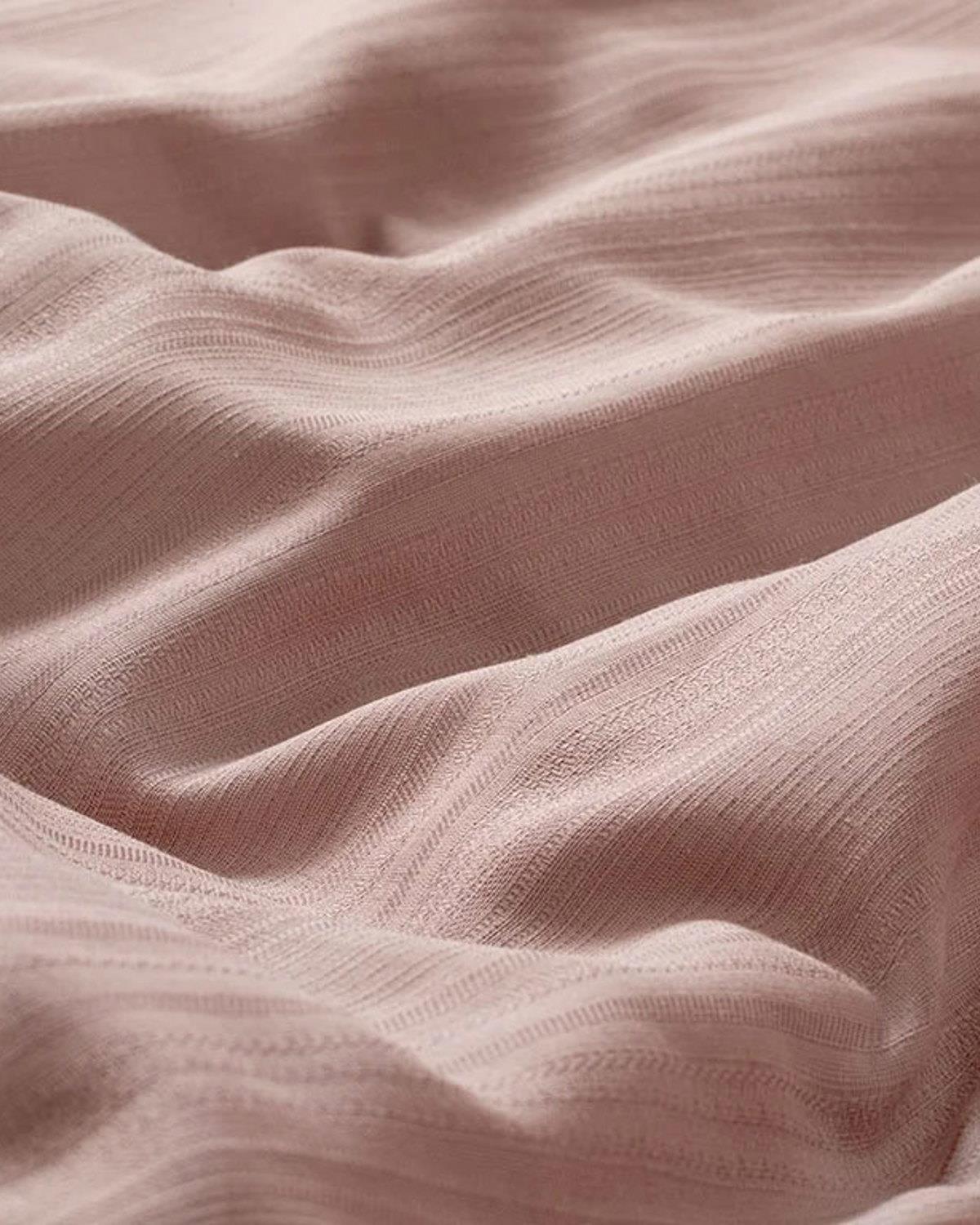 Aurora Silky Touch Tek Kişilik Nevresim Takımı 160x220 cm + 80x80 cm Gül Kurusu