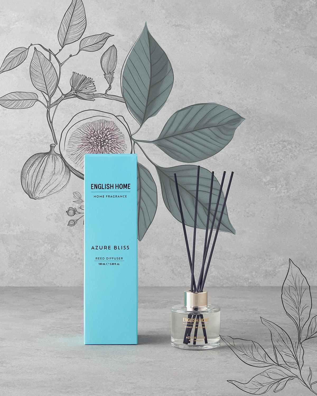 Azure Bliss Çubuklu Oda Kokusu 100 ml Şeffaf