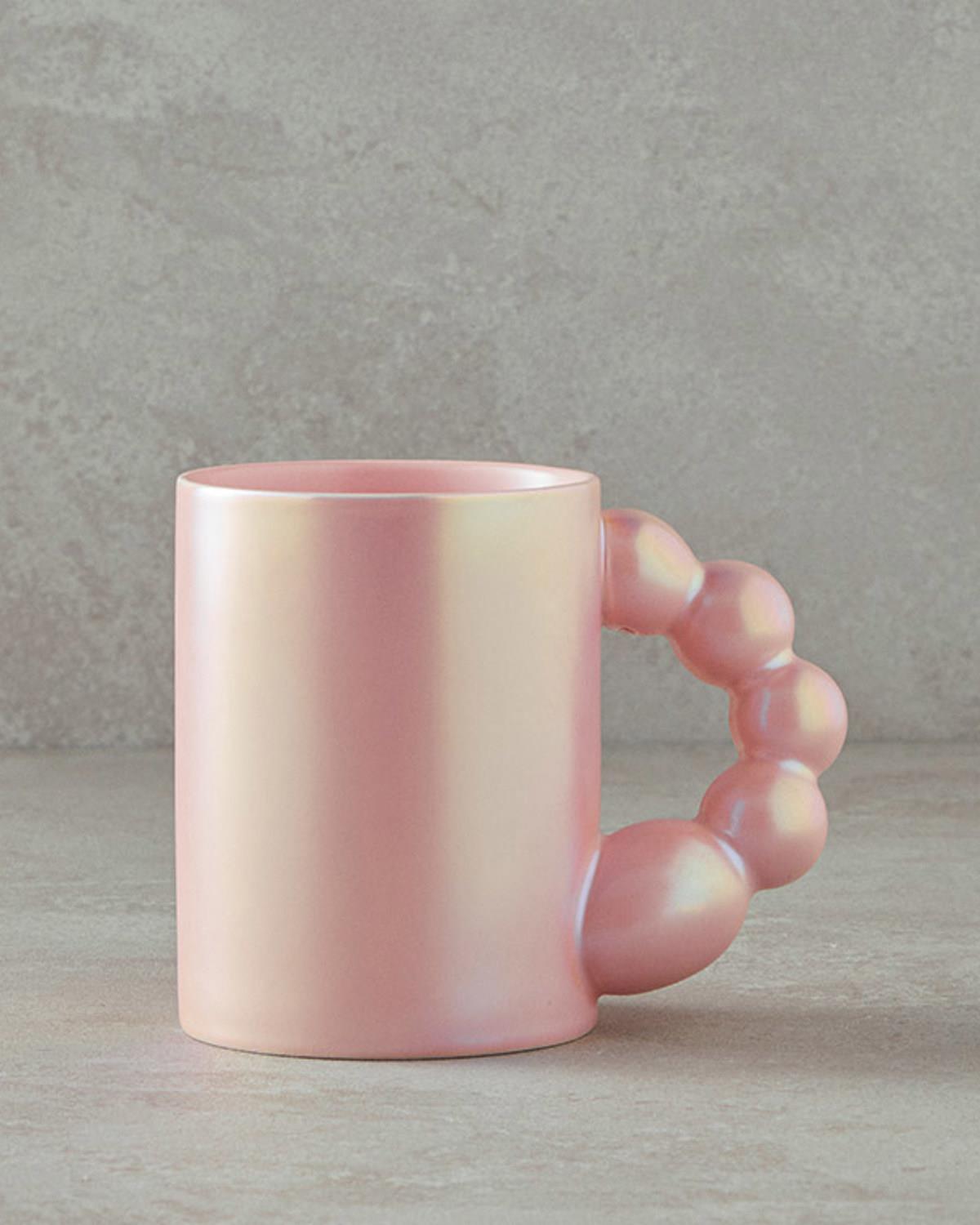 Balloons New Bone China Kupa 480 ml Pembe