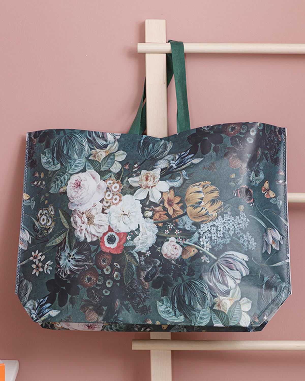 Baroque Art Alışveriş Çantası Yeşil