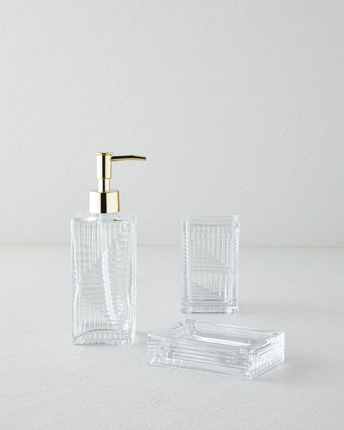 Barton 3'lü Banyo Seti 14,5 cm Şeffaf