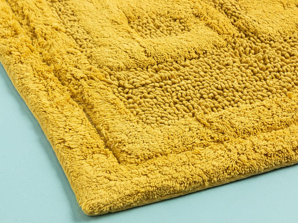 Bath Pamuklu Banyo Paspası 60x90 cm Sarı