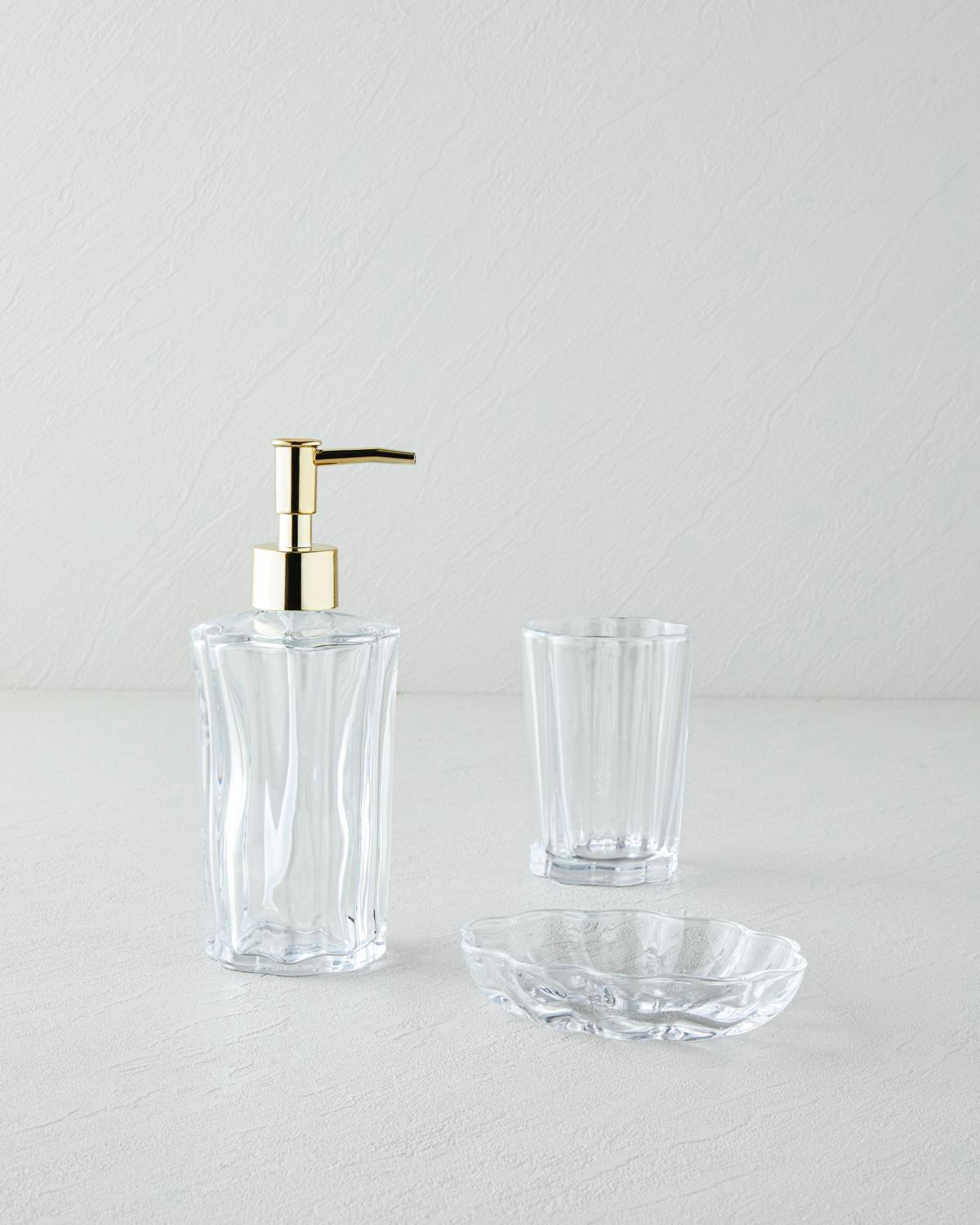 Bega 3'lü Banyo Seti 14,5 cm Şeffaf