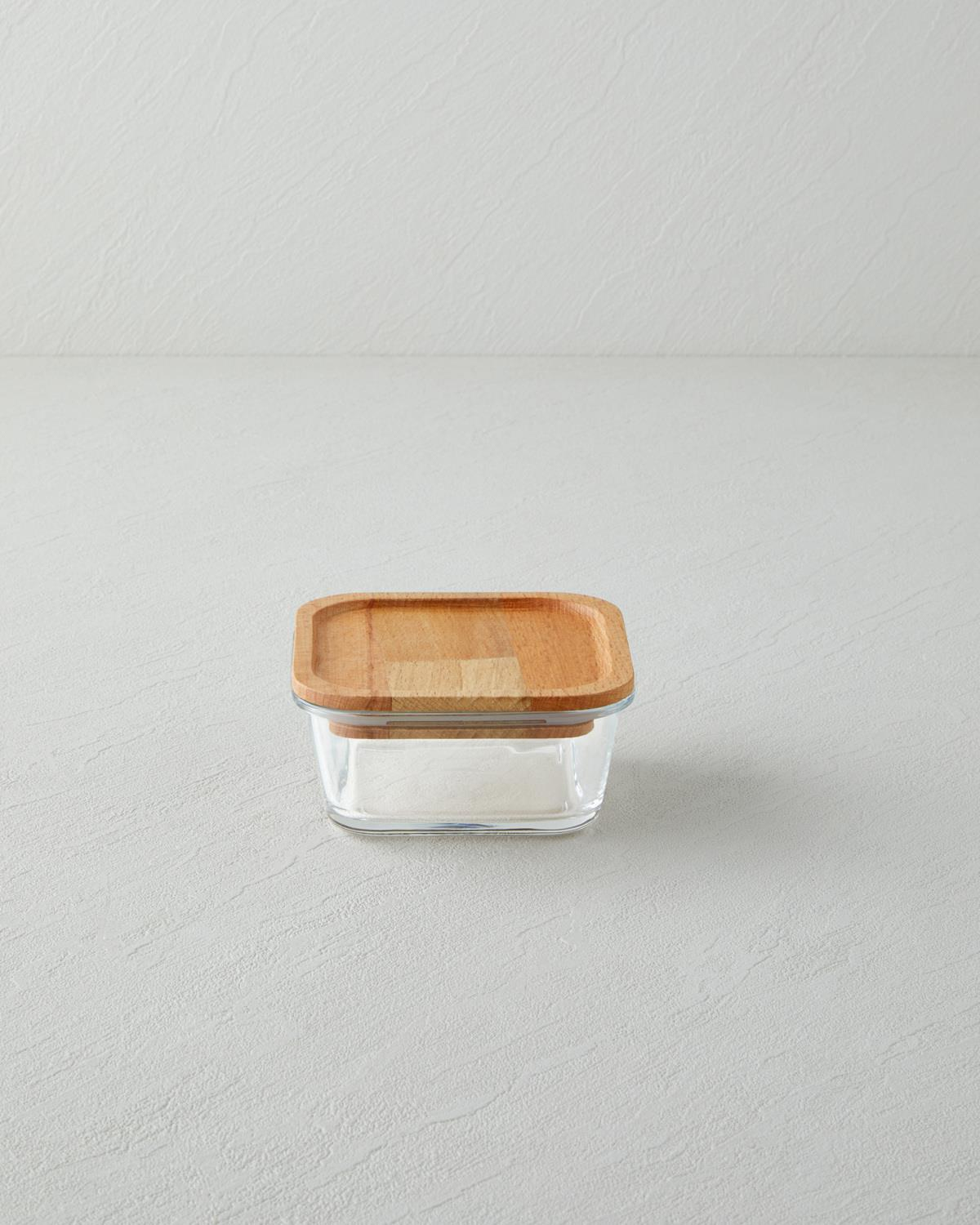 Belle Cam Saklama Kabı 375 ml Natural