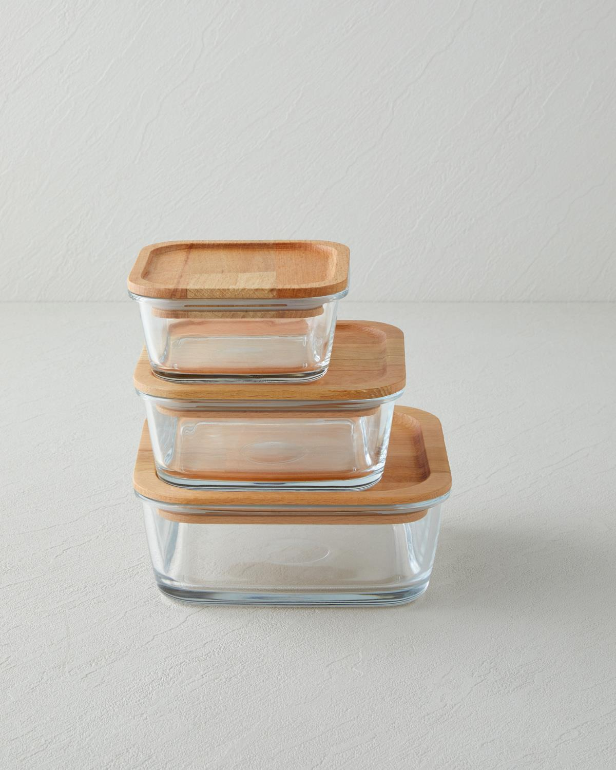 Belle Cam Saklama Kabı 375 ml Natural