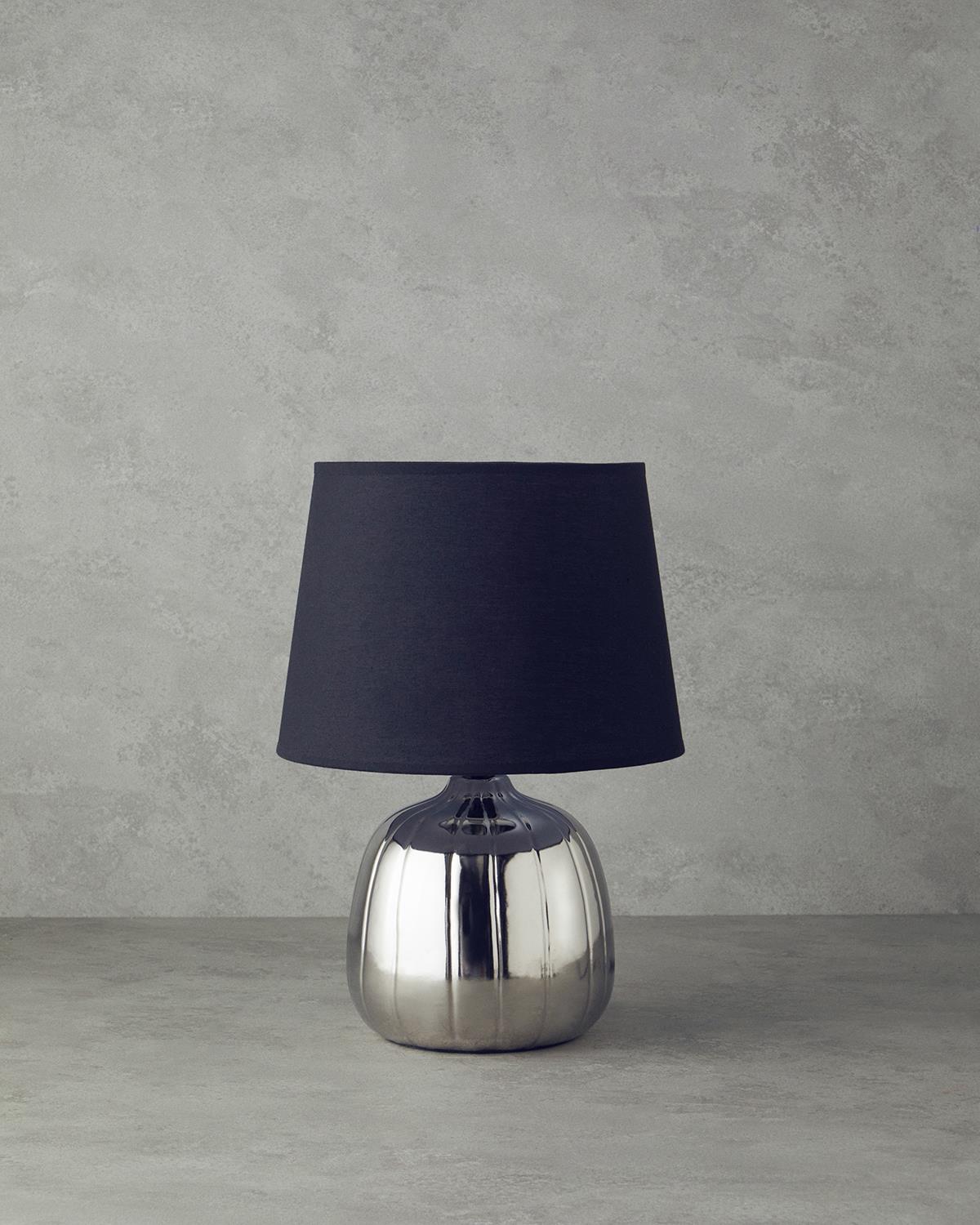 Belva Seramik Abajur Silver