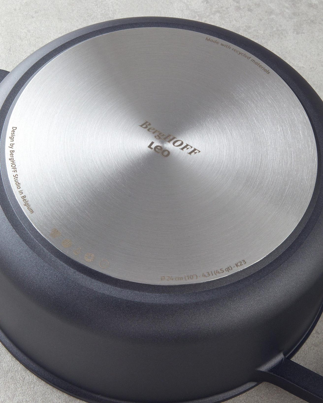 Berghoff LEO Phantom Seramik Tencere Siyah