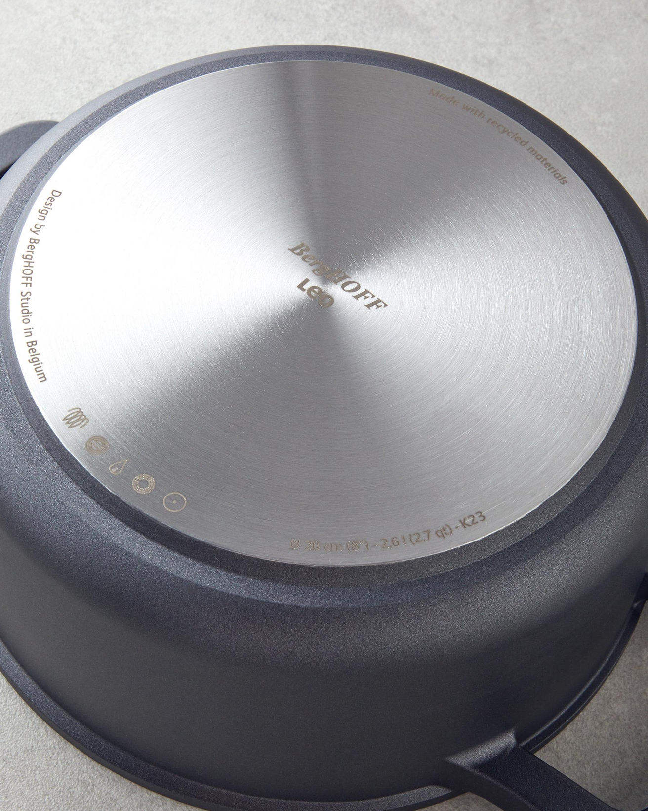 Berghoff LEO Phantom Seramik Tencere Siyah