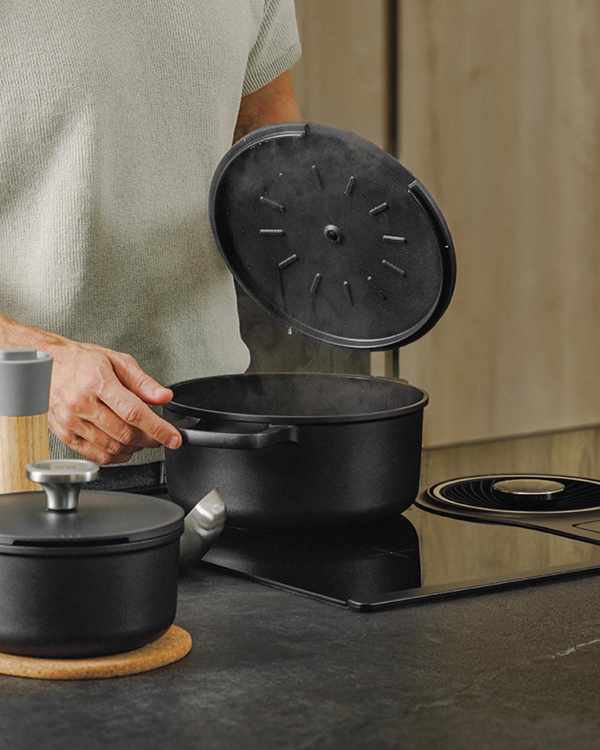 Berghoff LEO Phantom Seramik Tencere Siyah