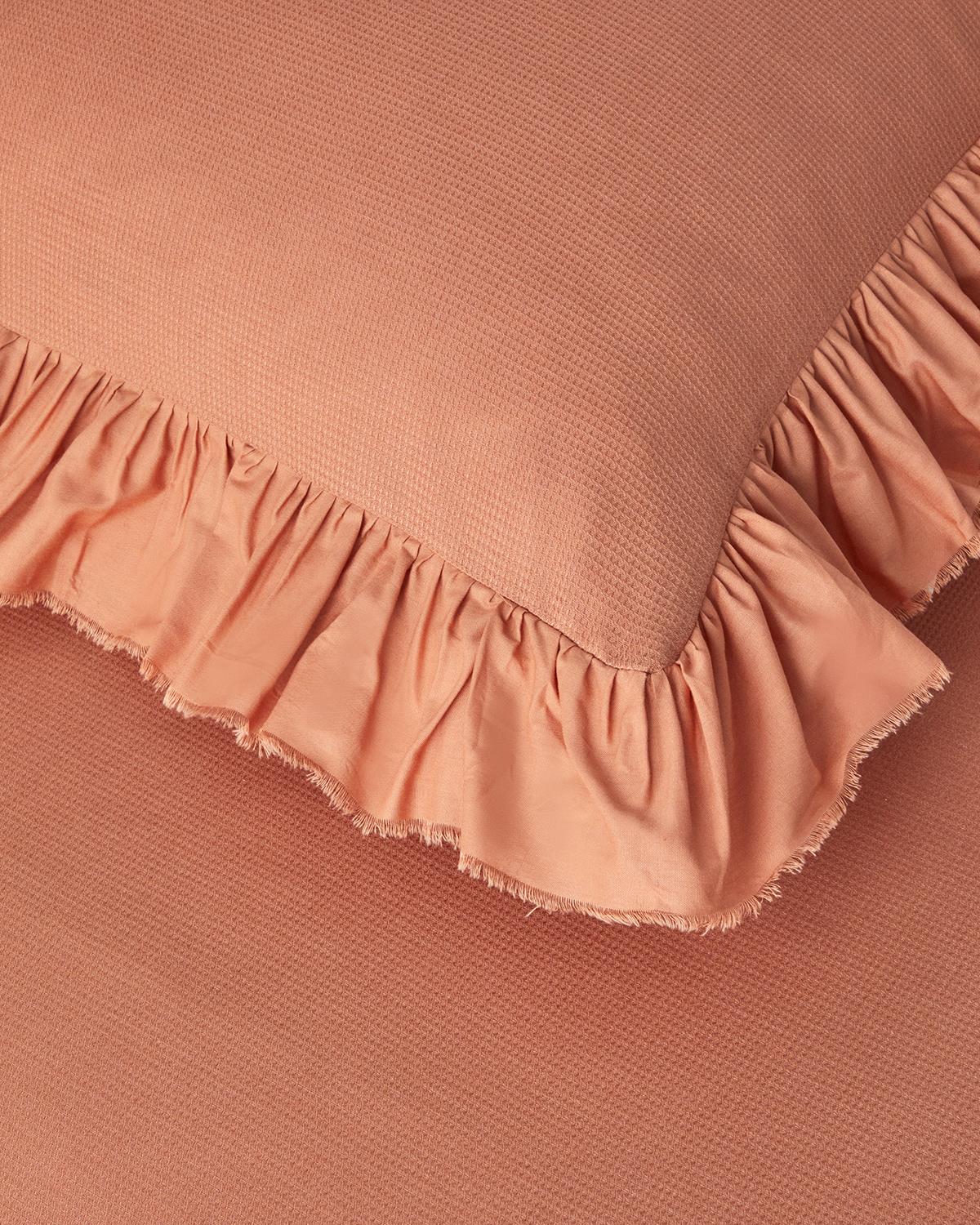 Blaze Tek Kişilik Nevresim Takımı Terracotta