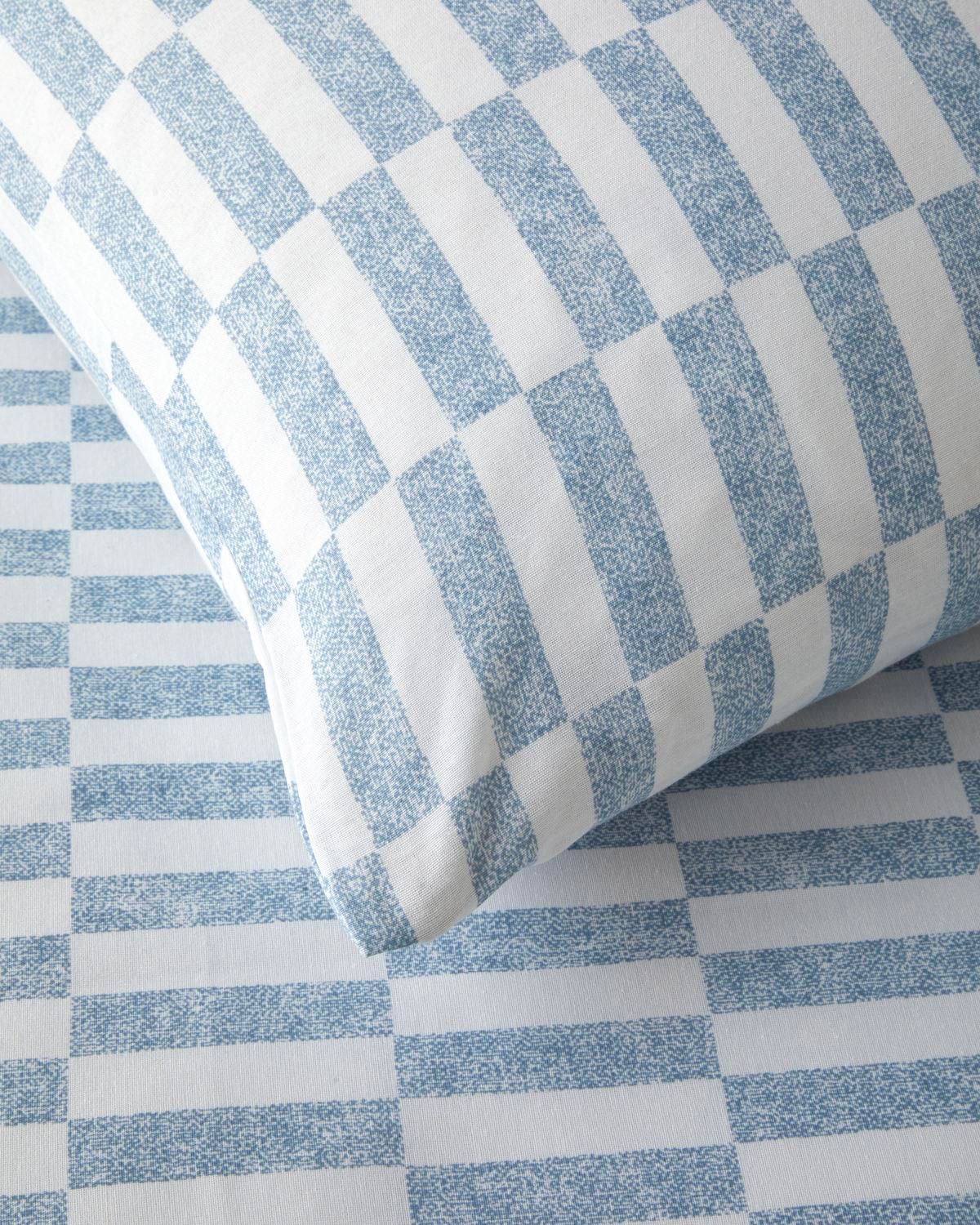 Block Dots Kolay Ütülenir Çift Kişilik Nevresim Takımı 200x220 cm Mavi