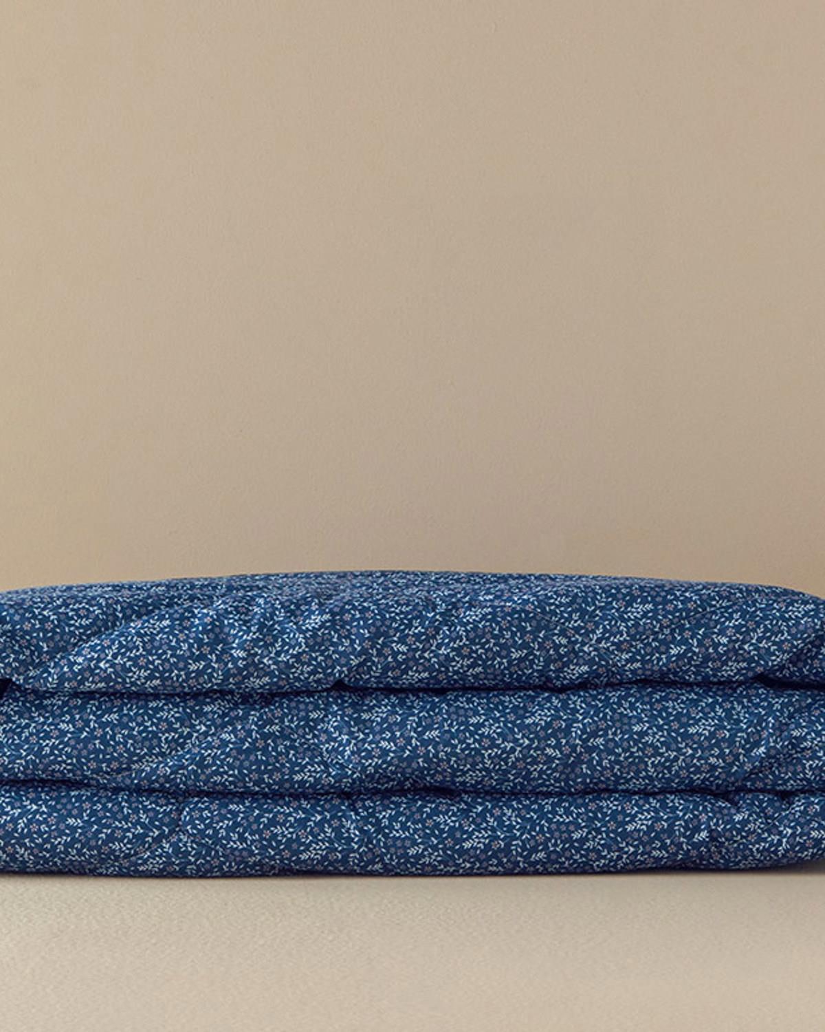Bloomer Polycotton Çift Kişilik Yorgan Mavi