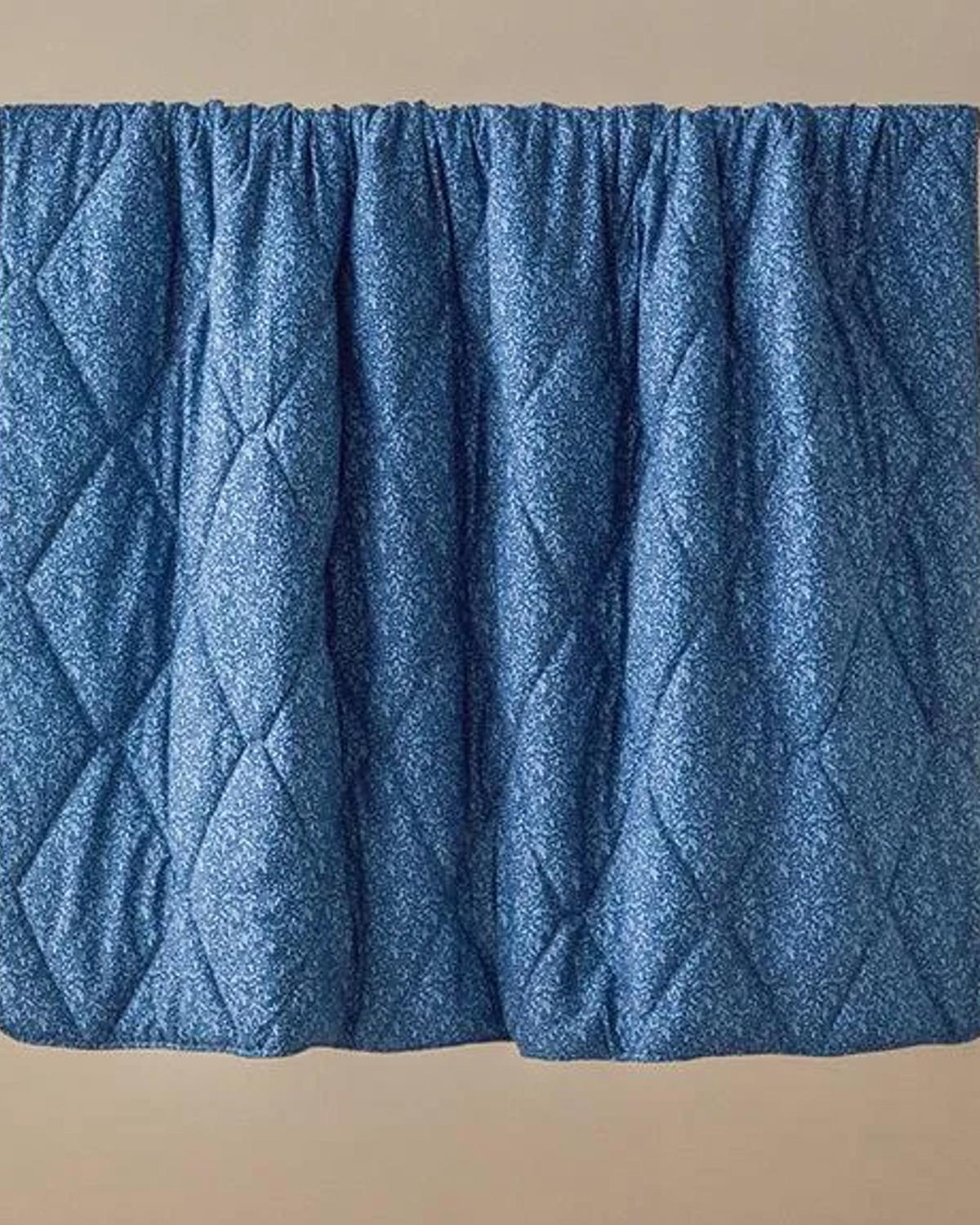 Bloomer Polycotton Tek Kişilik Yorgan Mavi
