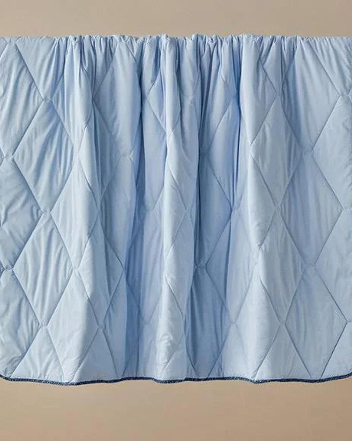 Bloomer Polycotton Tek Kişilik Yorgan Mavi
