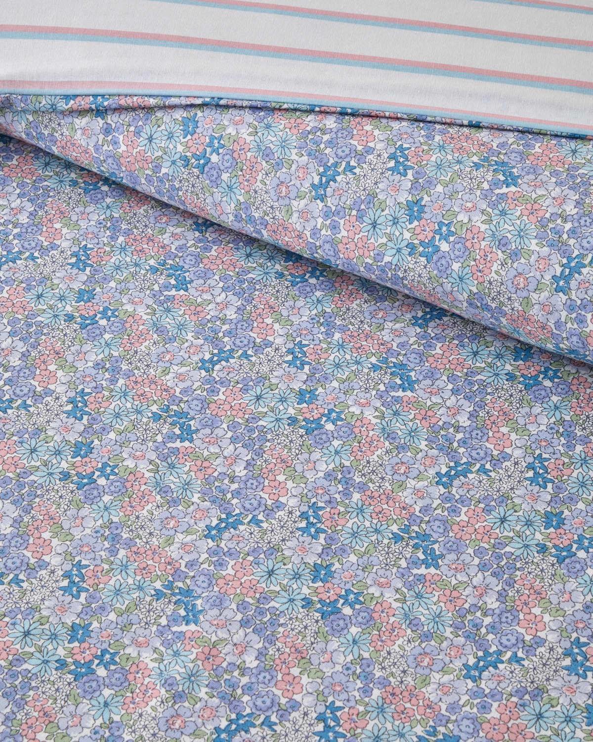 Bloss Mist Kolay Ütülenir Tek Kişilik Nevresim Seti 160x220 cm Lila